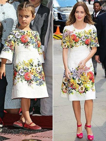 Vida Mcconaughey VS. Emily Bunt Wearing Dolce & Gabbana