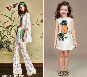 Dolce & Gabbana Girls Mini Me Botanical Garden Trend | Dashin Fashion