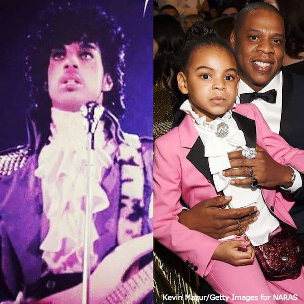 Blue Ivy Cut a Dash at Grammys in Pink Gucci Prince Suit