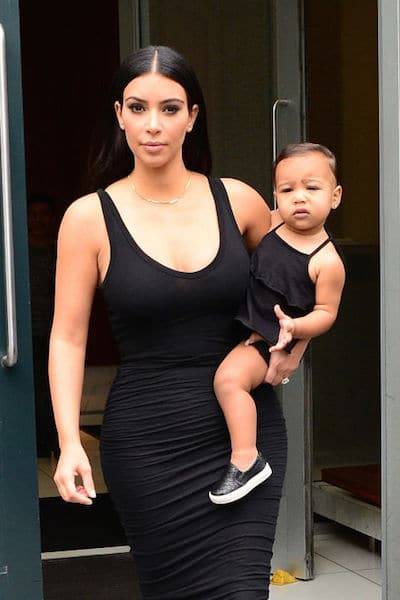 Kim Kardashian North West Mommy Me Little Black Dress