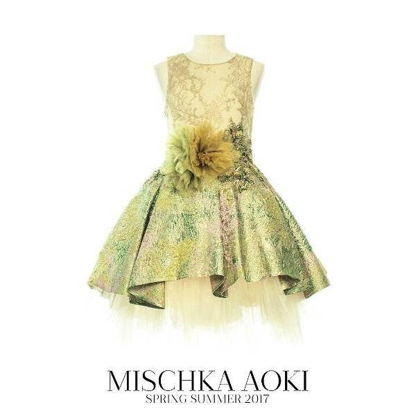 Mischka Aoki Dancing With The Queen Dress Spring Summer 2017