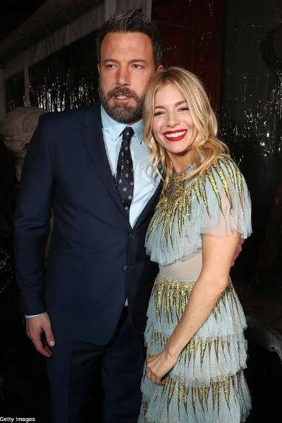 Sienna Miller Ben Affleck at Live By Night Premiere Hollywood