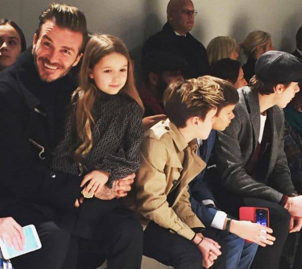 Beckham Family New York Fashion Week 2017