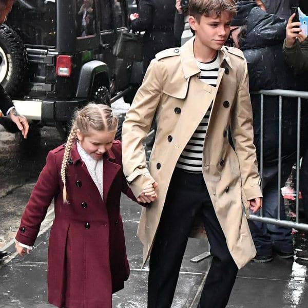 CHECK OUT THE BURBERRY SALE! BECKHAM CELEBRITY KIDS STYLE