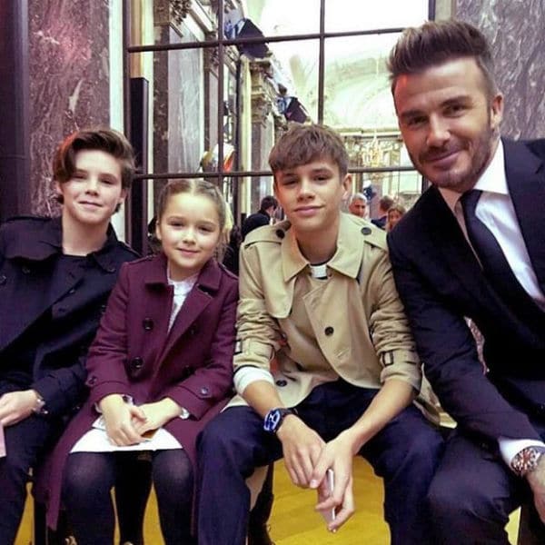 THE BECKHAM BUNCH IN BURBERRY STYLE – NYFW