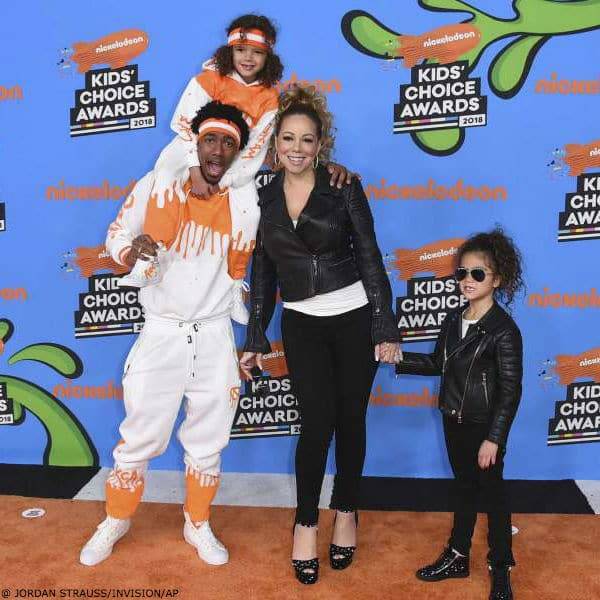 Nickelodeon Kids’ Choice Awards 2018 Mariah Carey Nick Cannon Twins Morocco Monroe