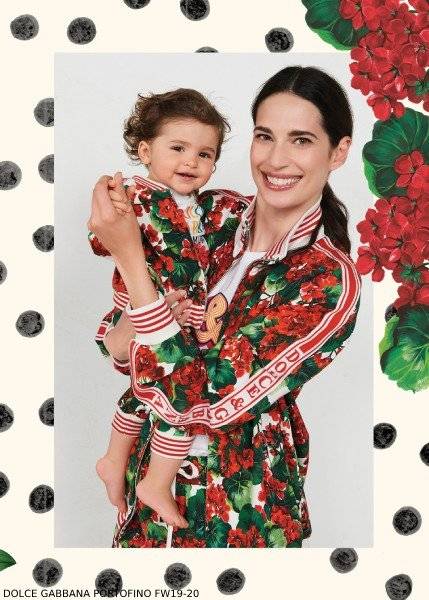 Dolce and Gabbana Mommy Me Portofino Red Geranium Tracksuit Winter 2020