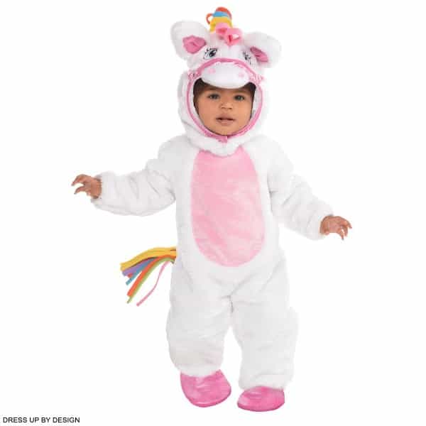 Dress Up by Design Baby Girl Mystical White Pink Pony Costume