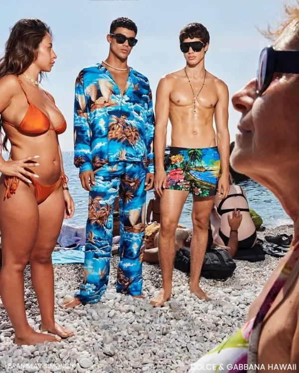 Dolce Gabbana Hawaii Mens Summer Lookbook Collection Branislav Simoncik