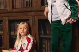 Kenzo Kids Ivory Green Red Bomber Jacket Christmas 2023 Collection